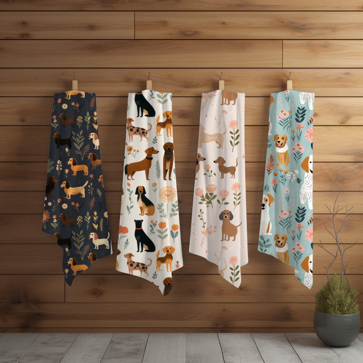 Dog Lover Throw Blankets