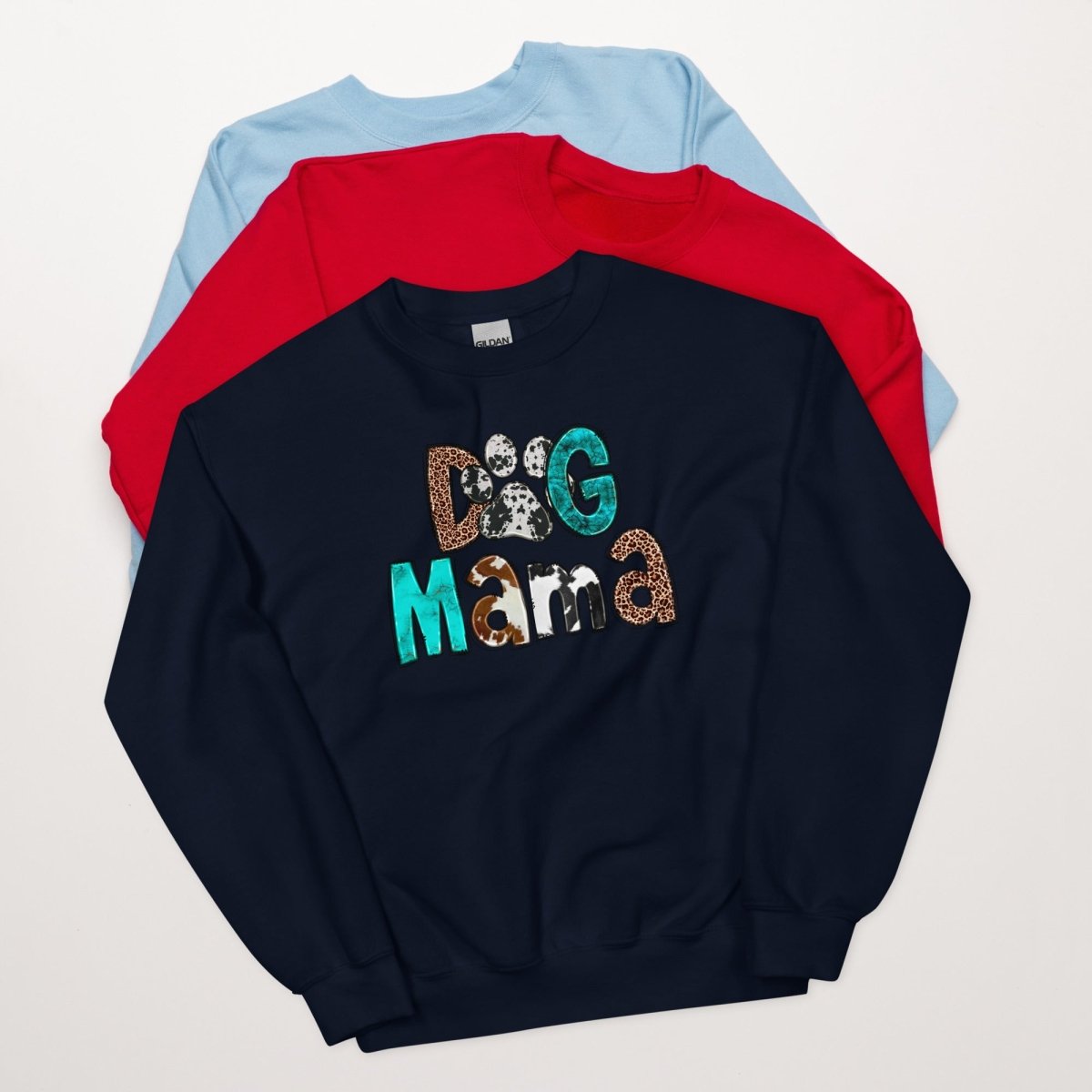 Dog Mama Cowhide Sweatshirt - DoggyLoveandMore