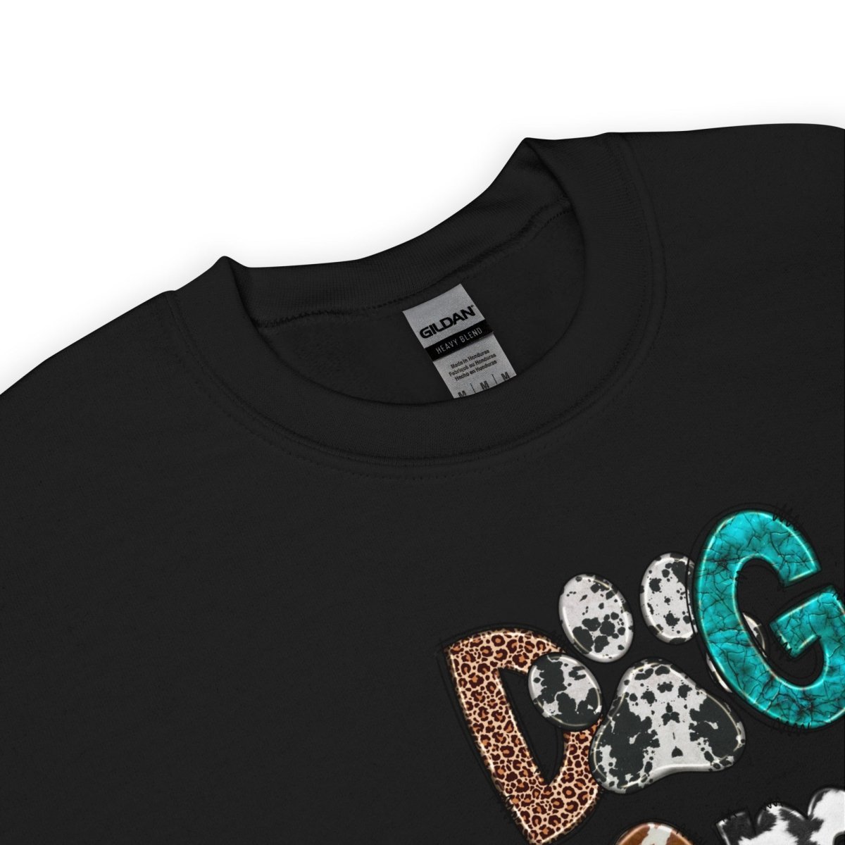 Dog Mama Cowhide Sweatshirt - DoggyLoveandMore