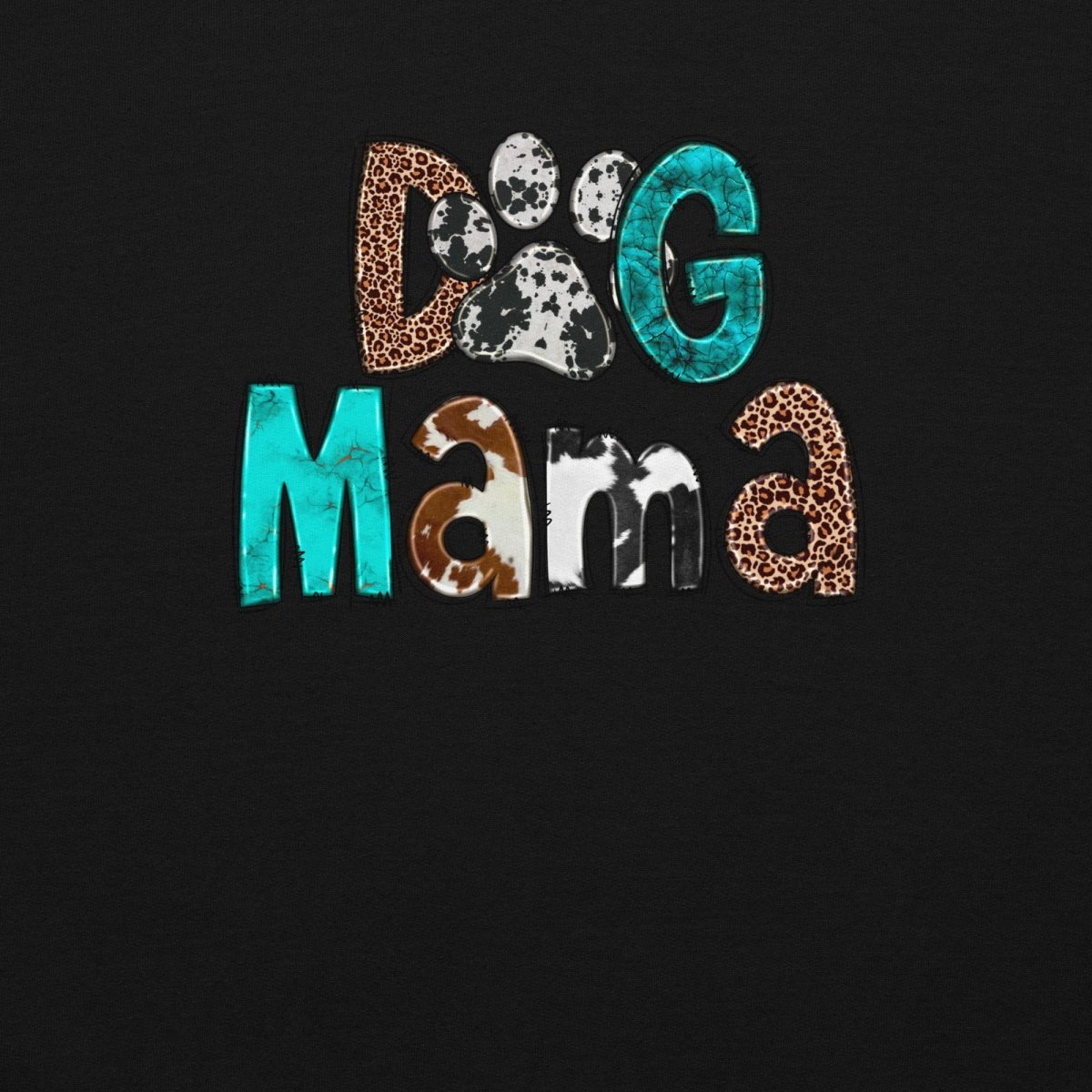 Dog Mama Cowhide Sweatshirt - DoggyLoveandMore