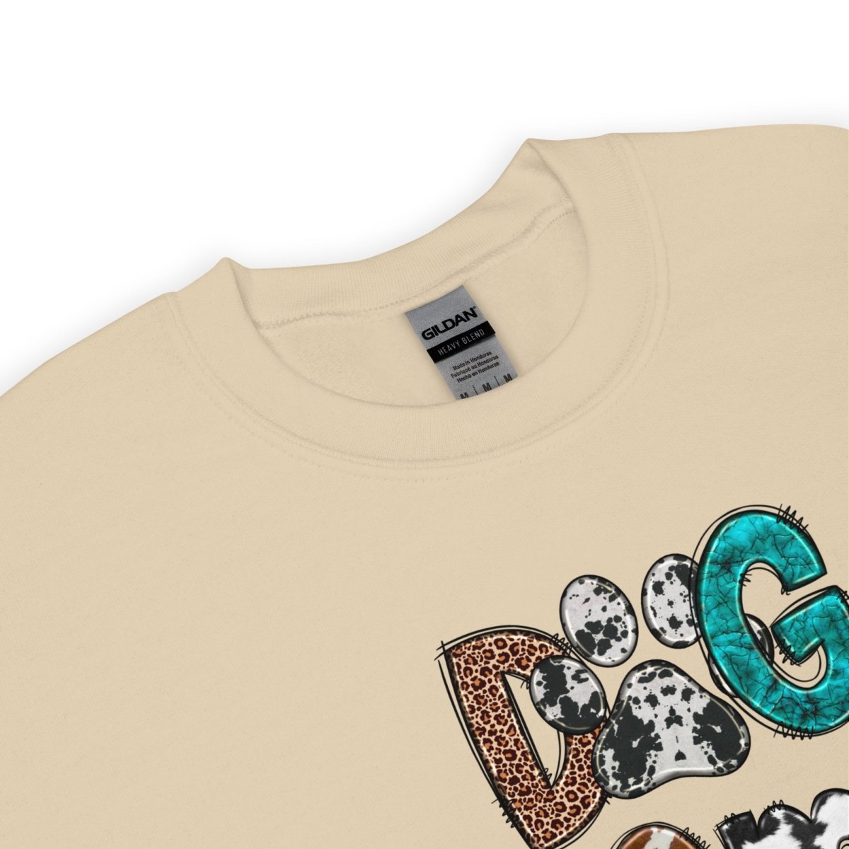 Dog Mama Cowhide Sweatshirt - DoggyLoveandMore