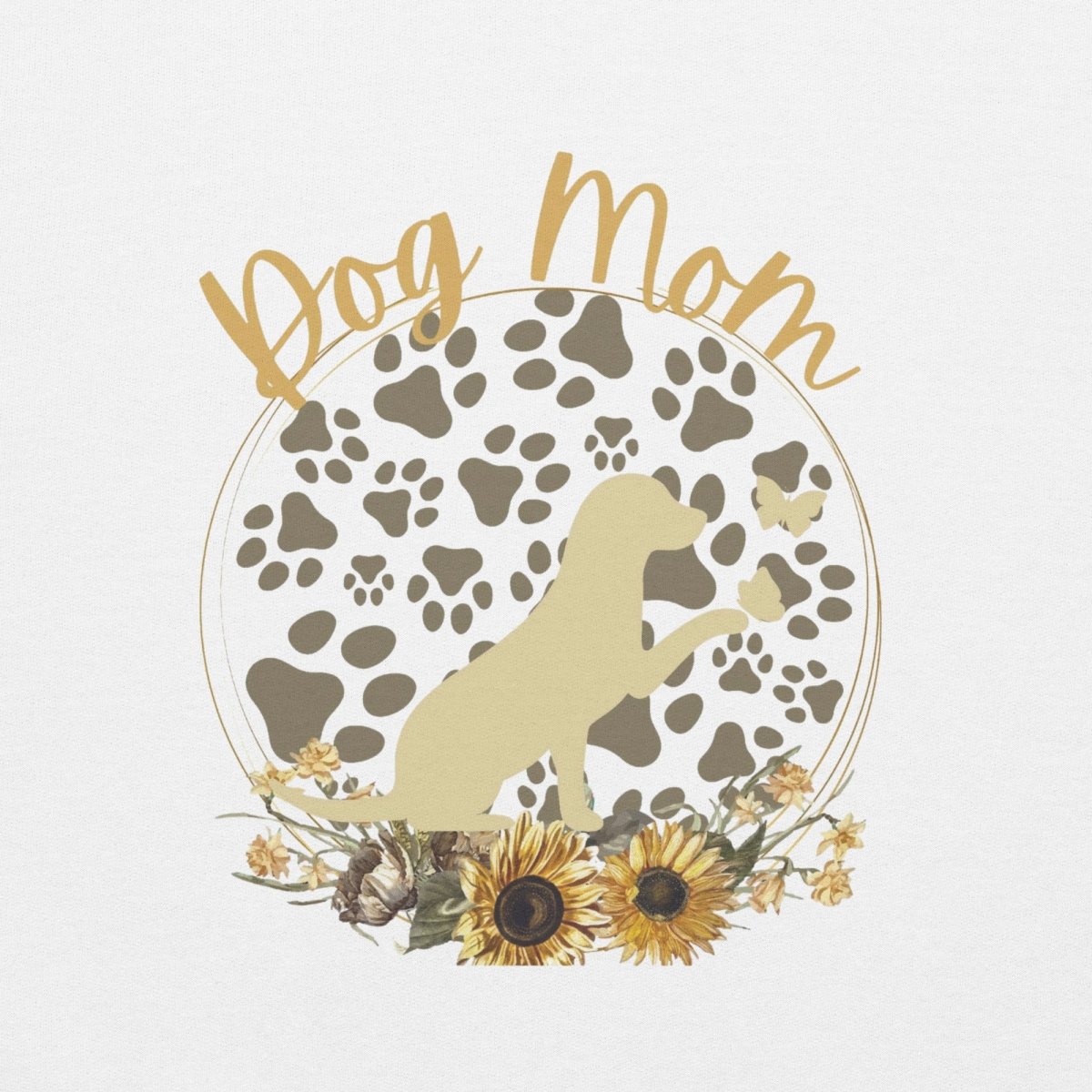 Dog Mom Pup and Butterflies Hoodie - DoggyLoveandMore