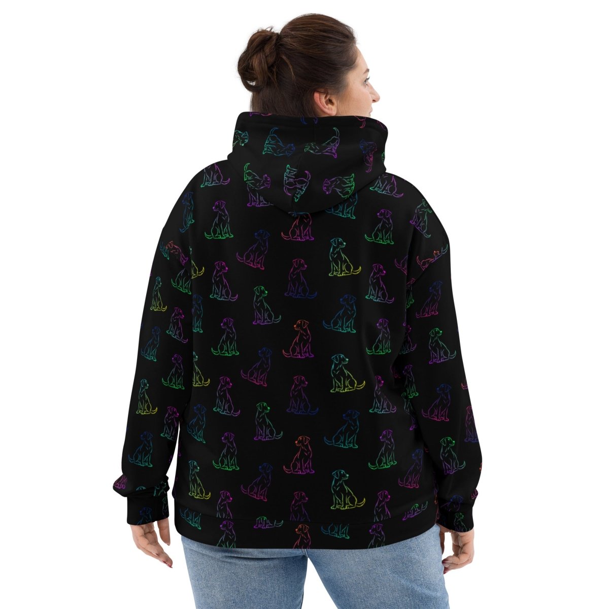 Dog Mom Rainbow Dog Hoodie - DoggyLoveandMore