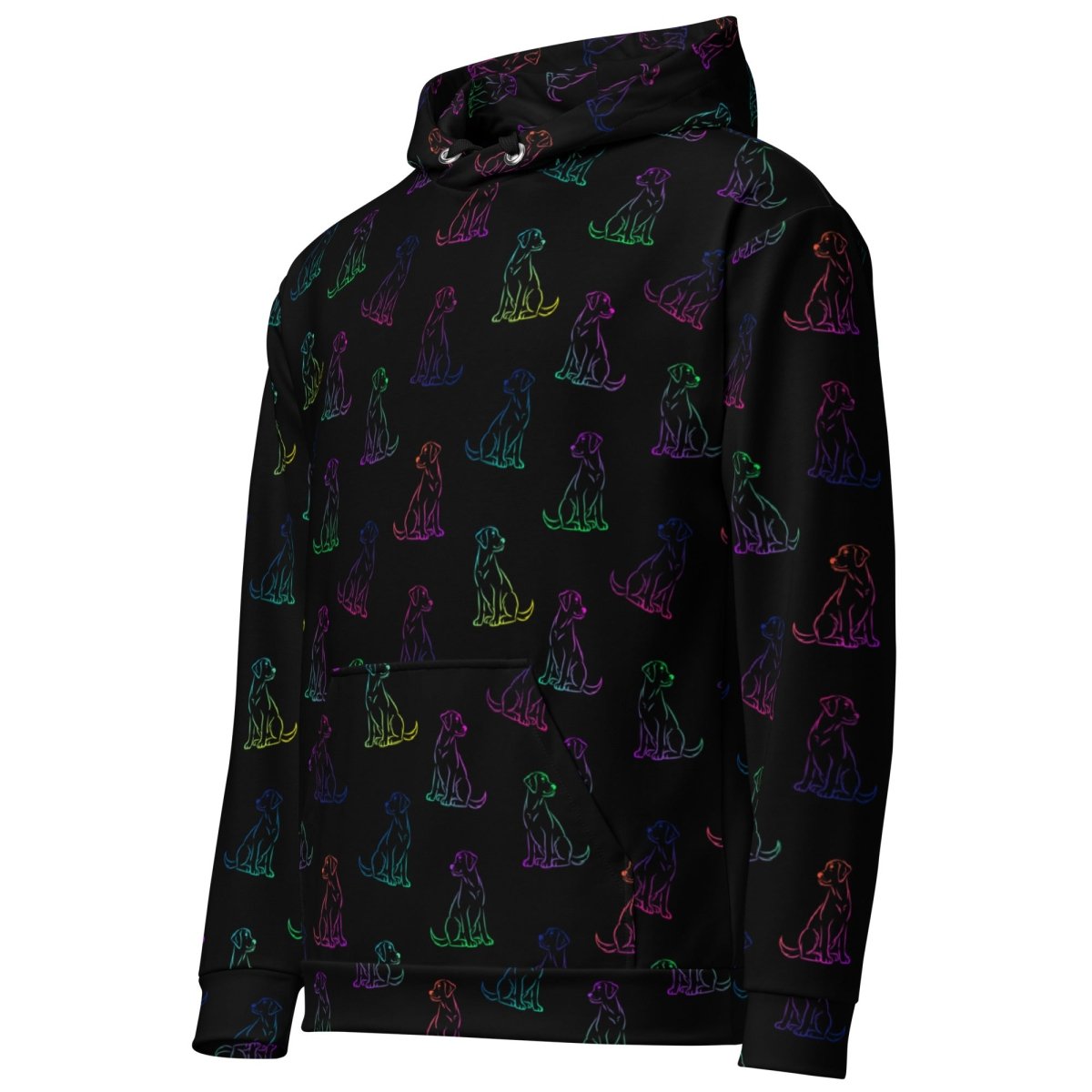 Dog Mom Rainbow Dog Hoodie - DoggyLoveandMore