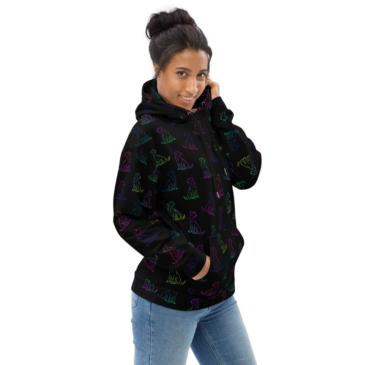 Dog Mom Rainbow Dog Hoodie - DoggyLoveandMore
