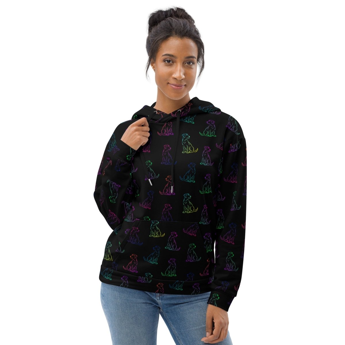 Dog Mom Rainbow Dog Hoodie - DoggyLoveandMore