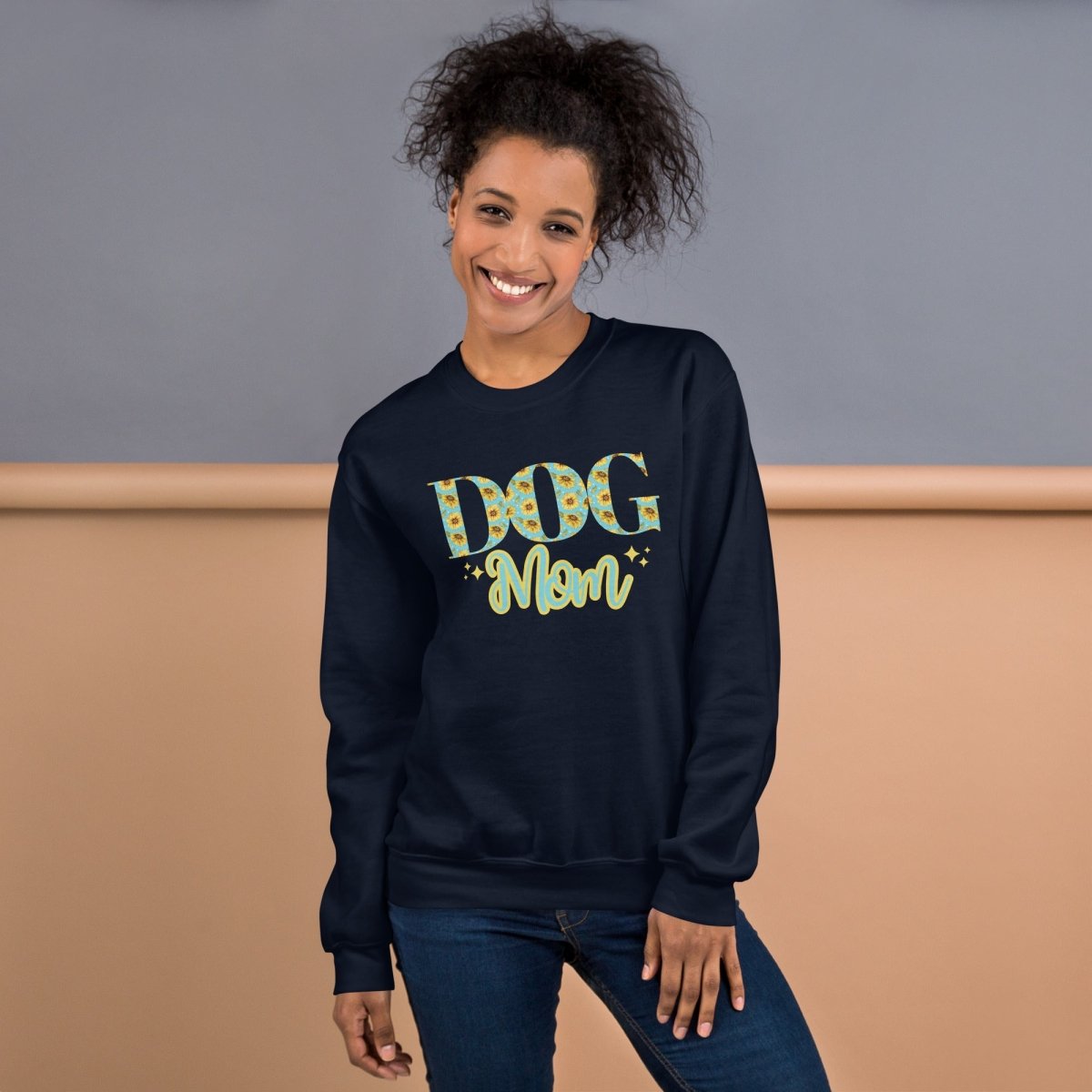 Dog Mom Sunflowers Sweatshirt - DoggyLoveandMore