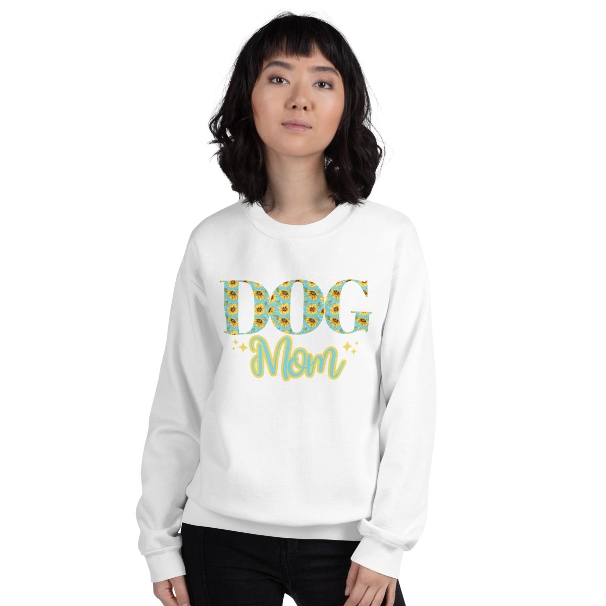 Dog Mom Sunflowers Sweatshirt - DoggyLoveandMore