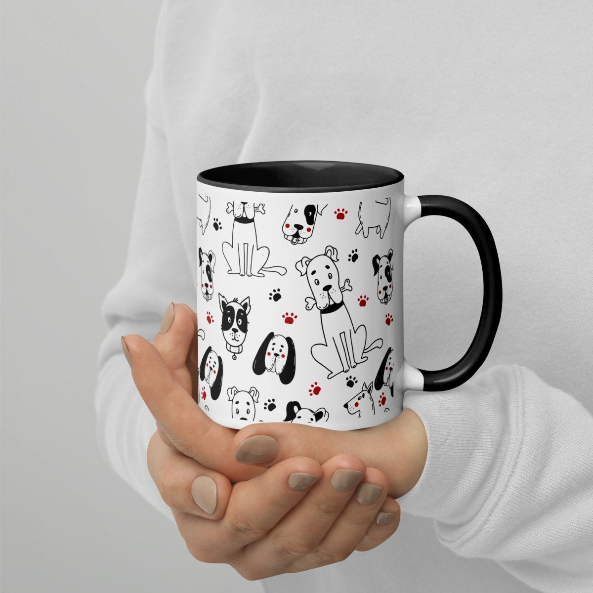 Dogs and Paws Mug - DoggyLoveandMore
