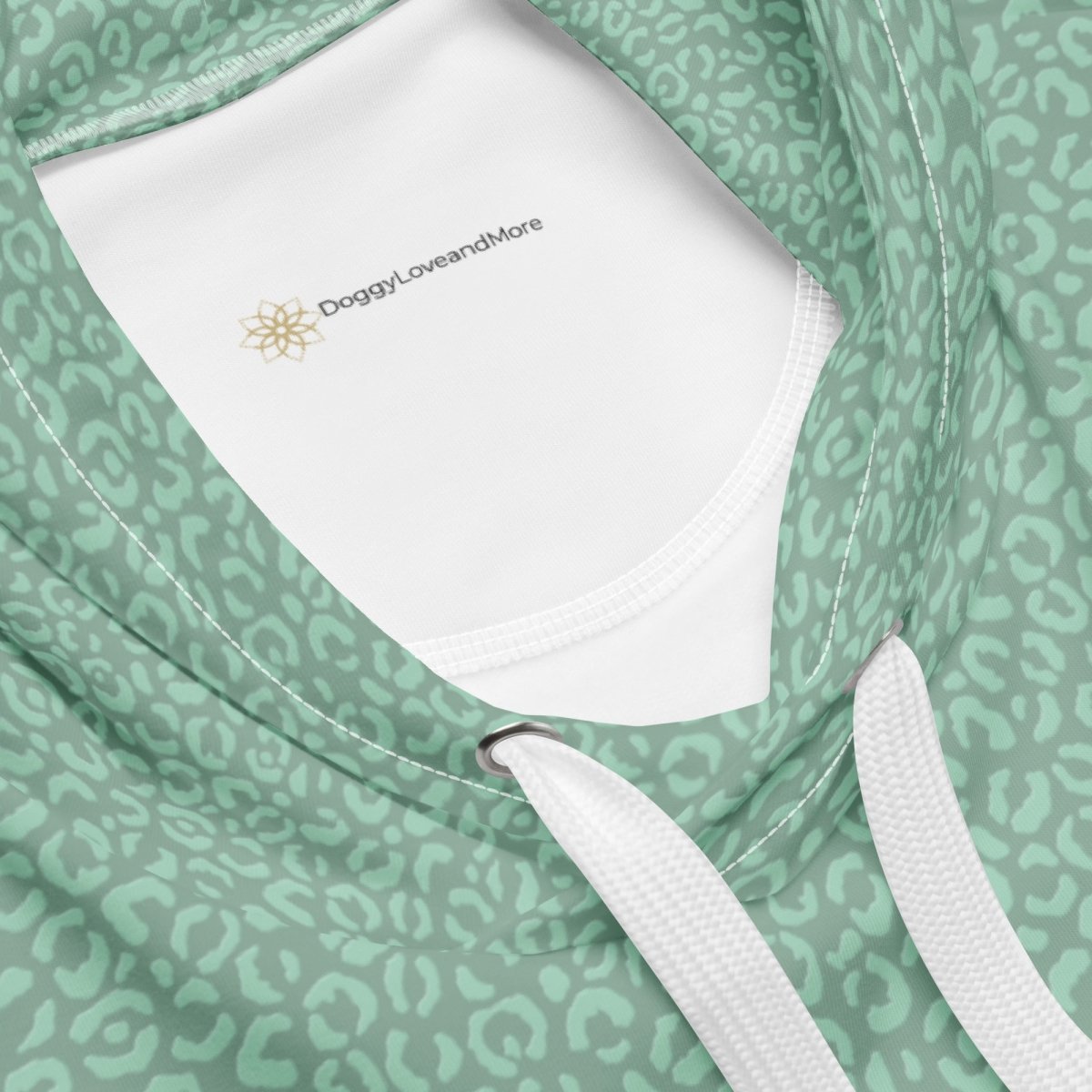 Green Leopard Print Dog Mom Hoodie - DoggyLoveandMore