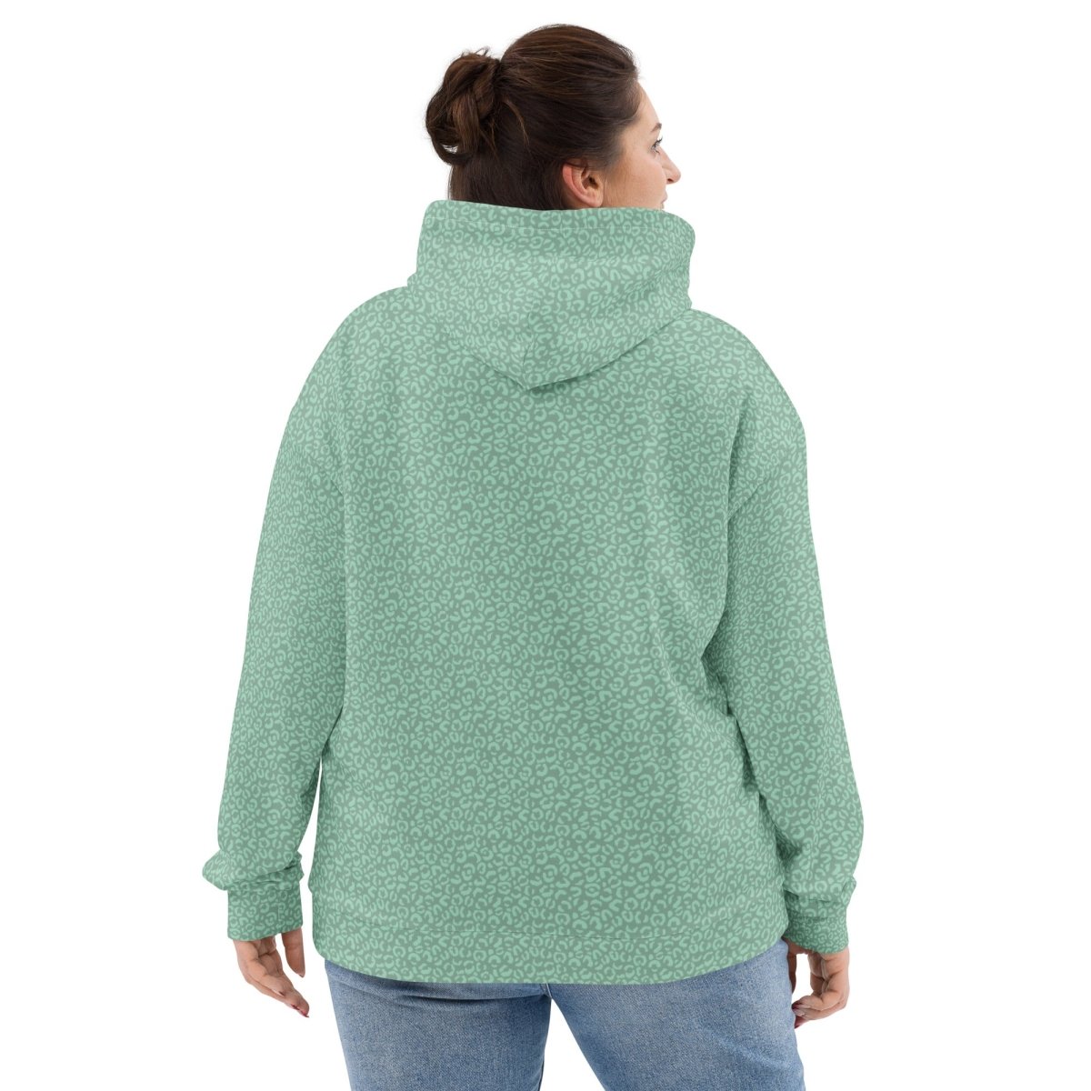 Green Leopard Print Dog Mom Hoodie - DoggyLoveandMore