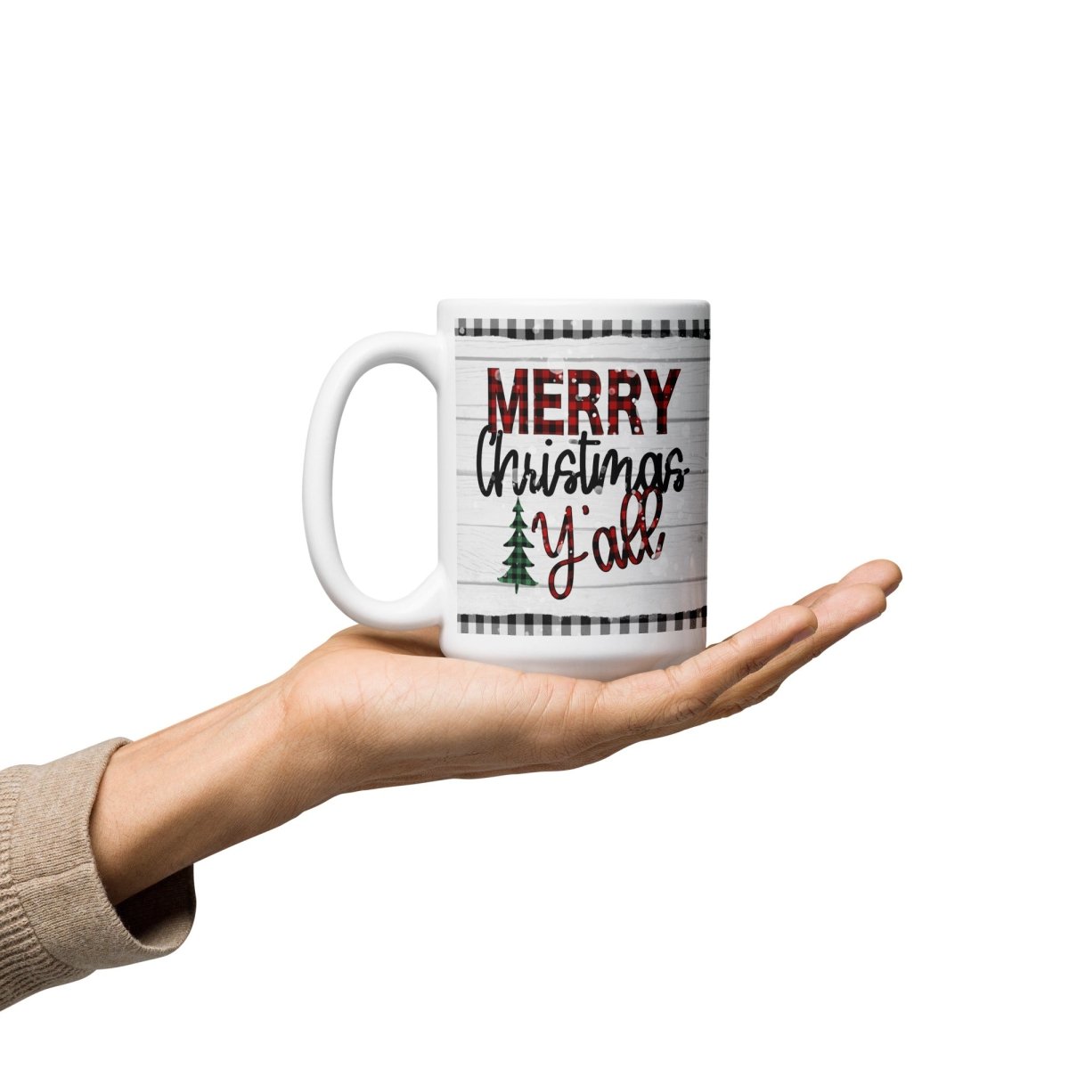 Merry Christmas Y'All Mug - DoggyLoveandMore