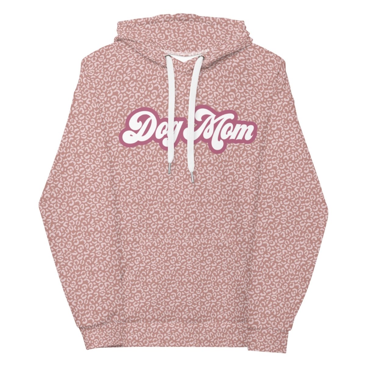 PInk Leopard Print Dog Mom Hoodie - DoggyLoveandMore