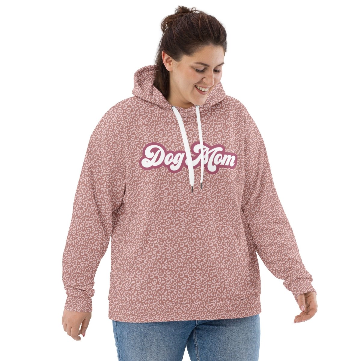 PInk Leopard Print Dog Mom Hoodie - DoggyLoveandMore