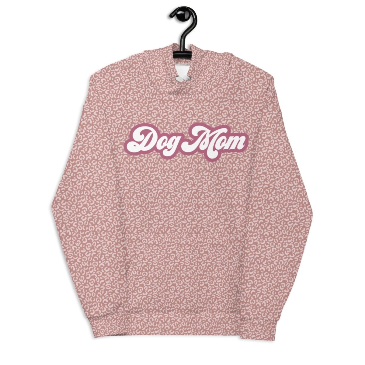 PInk Leopard Print Dog Mom Hoodie - DoggyLoveandMore
