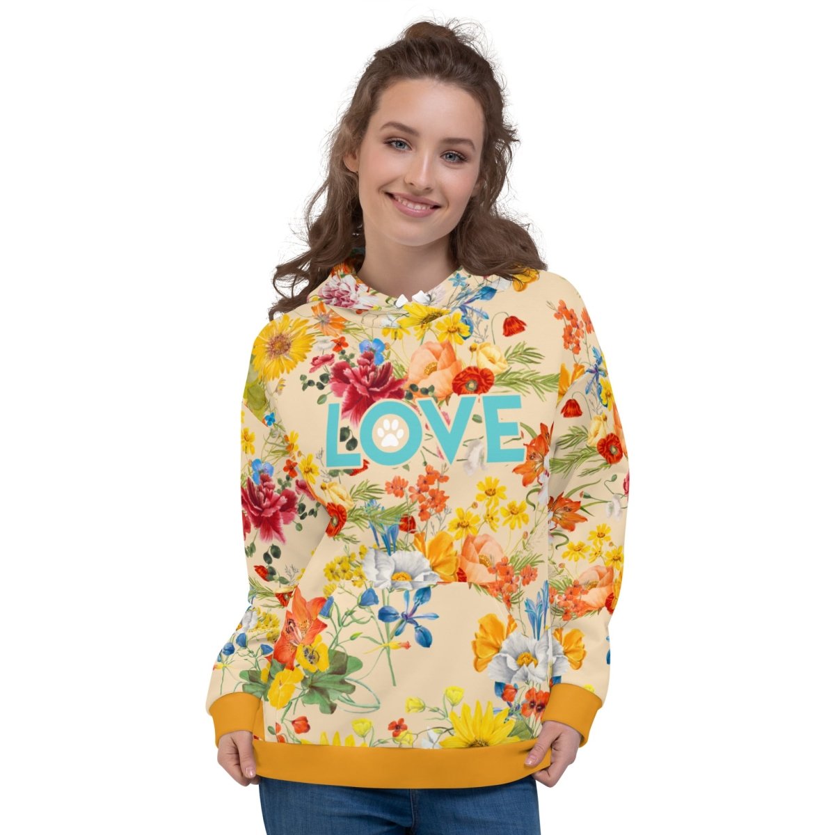 Spring Flowers Dog Mom Hoodie - DoggyLoveandMore