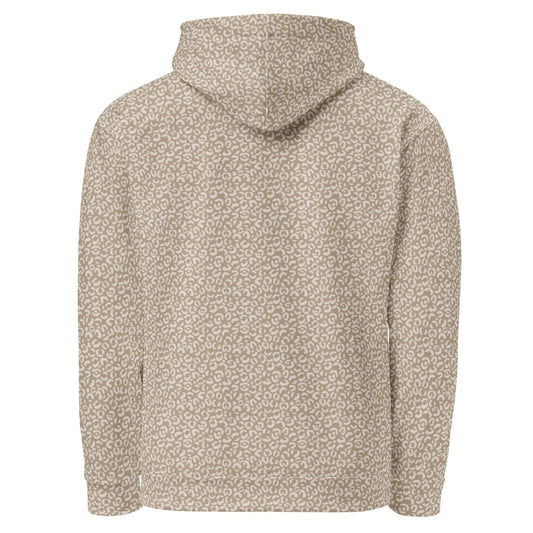 Taupe Leopard Print Dog Mom Hoodie - DoggyLoveandMore