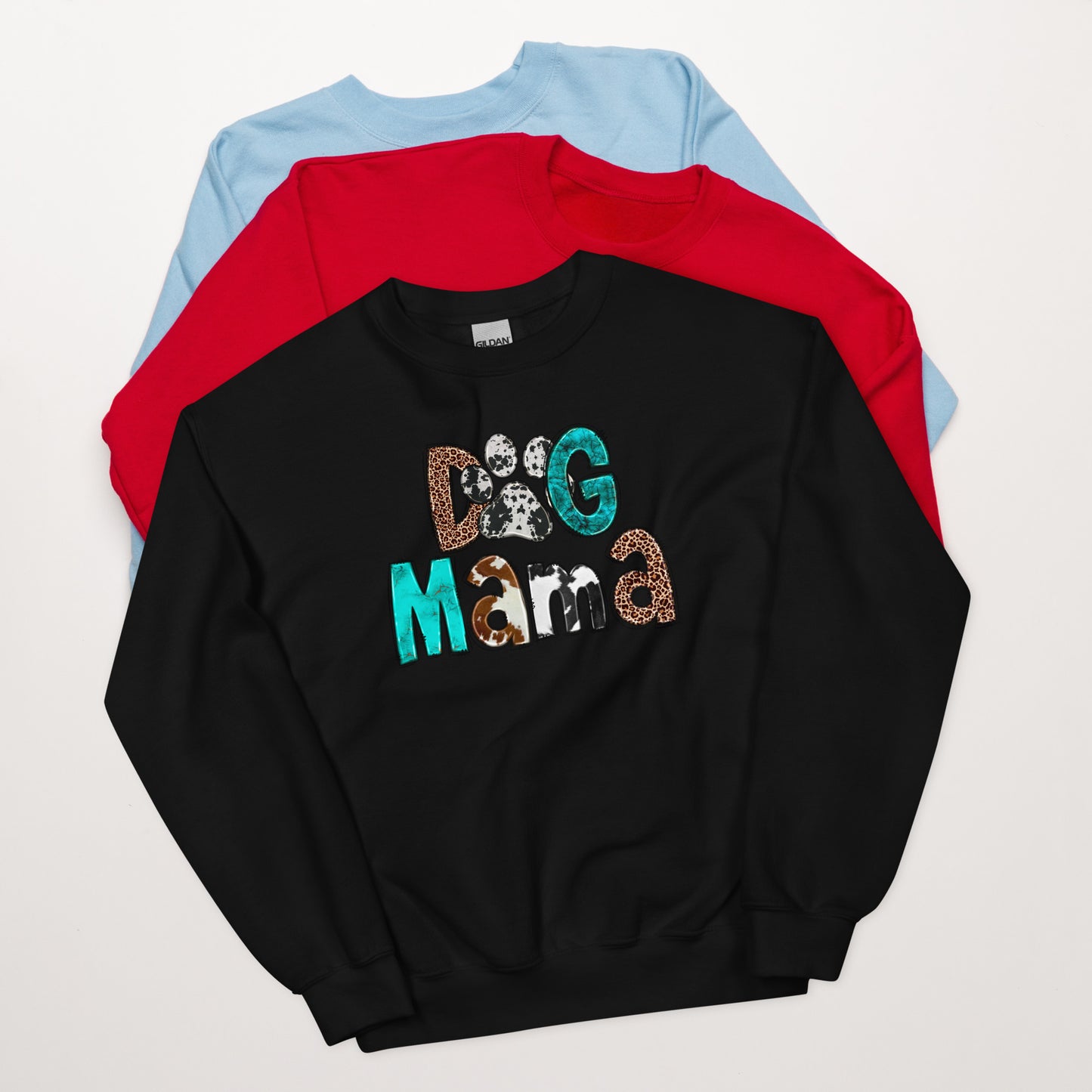 Dog Mama Cowhide Sweatshirt
