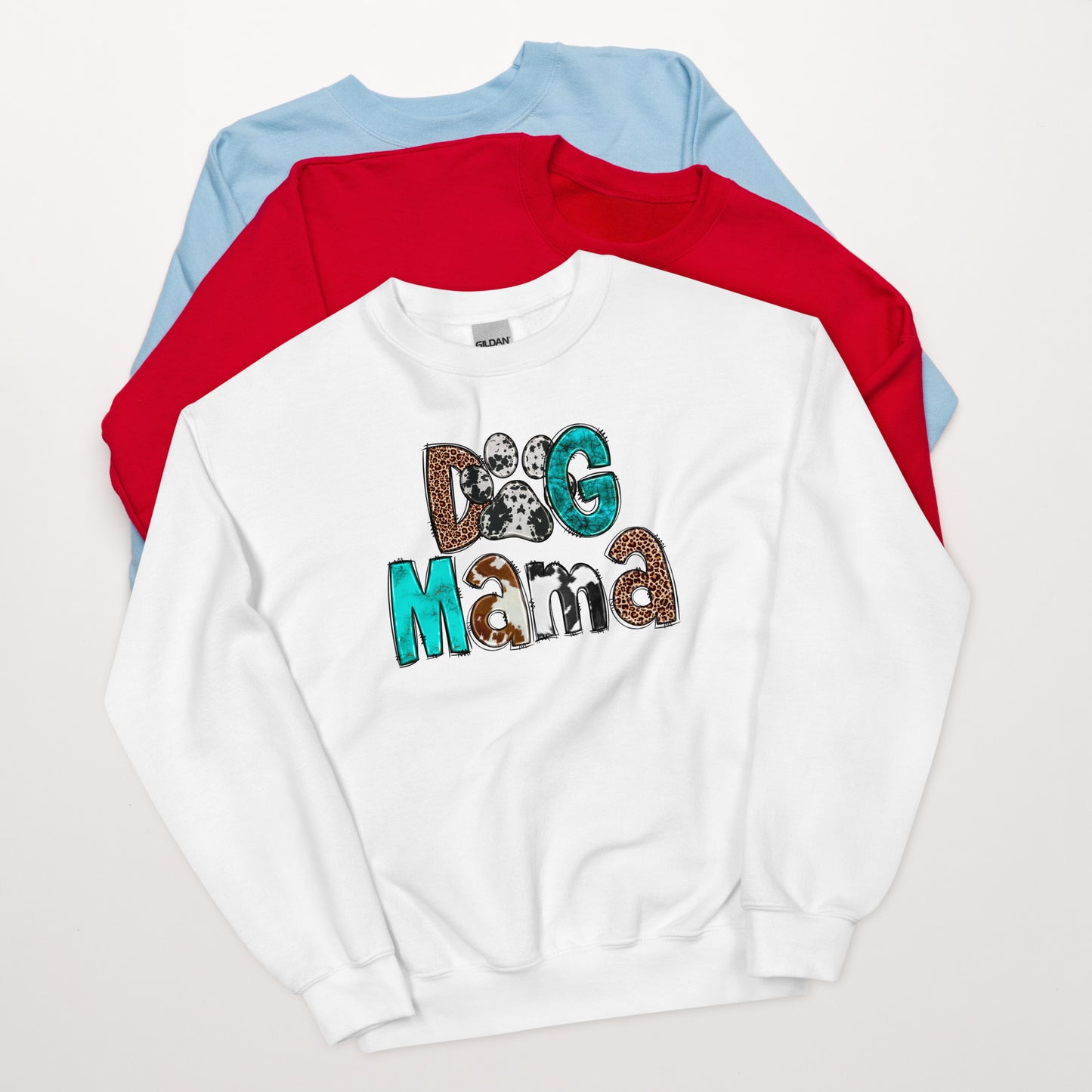 Dog Mama Cowhide Sweatshirt