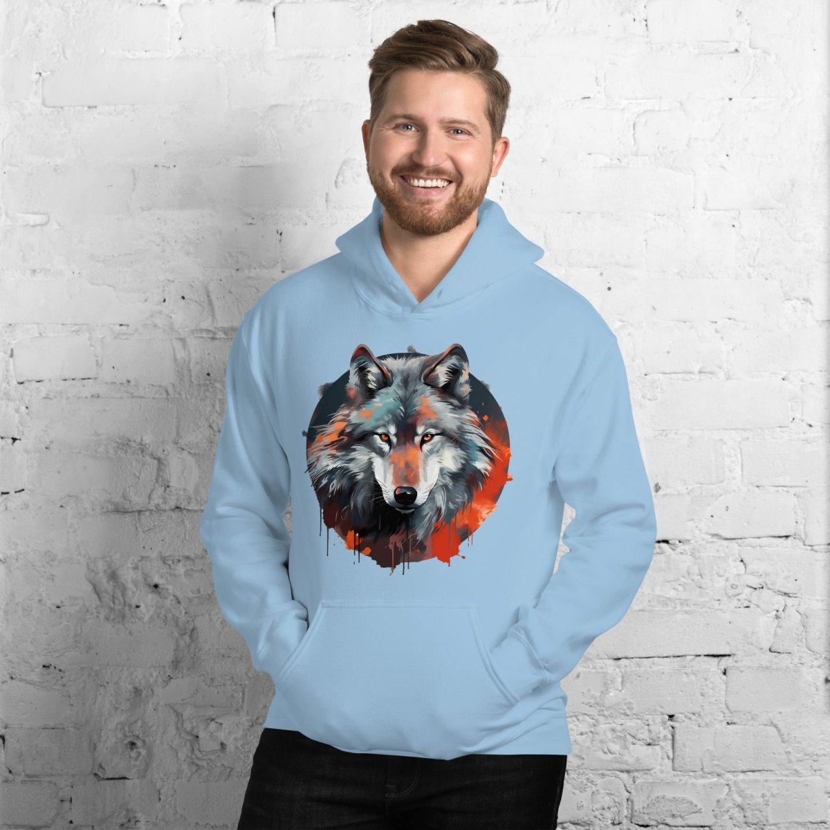 Wolf Head Hoodie - DoggyLoveandMore
