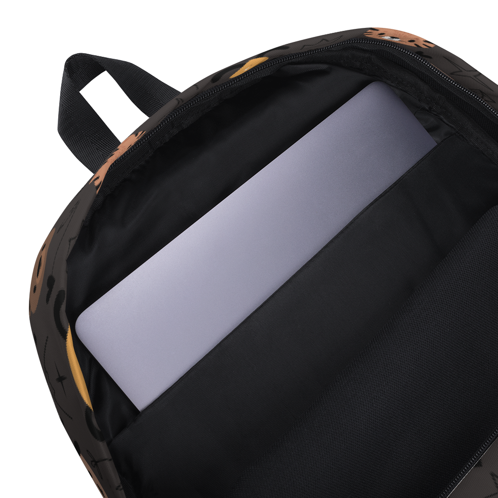 Grey Animal Faces Backpack-DoggyLoveandMore