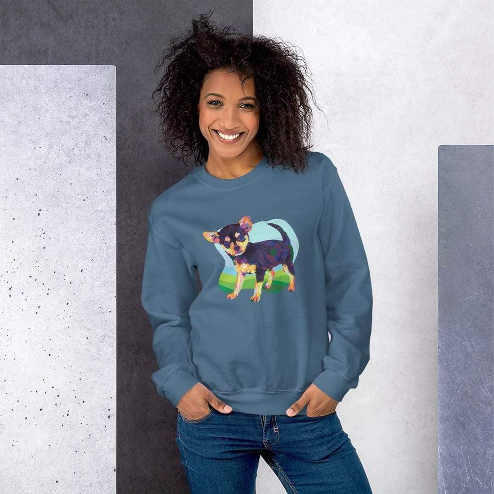 Black and Tan Chihuahua Sweatshirt - DoggyLoveandMore