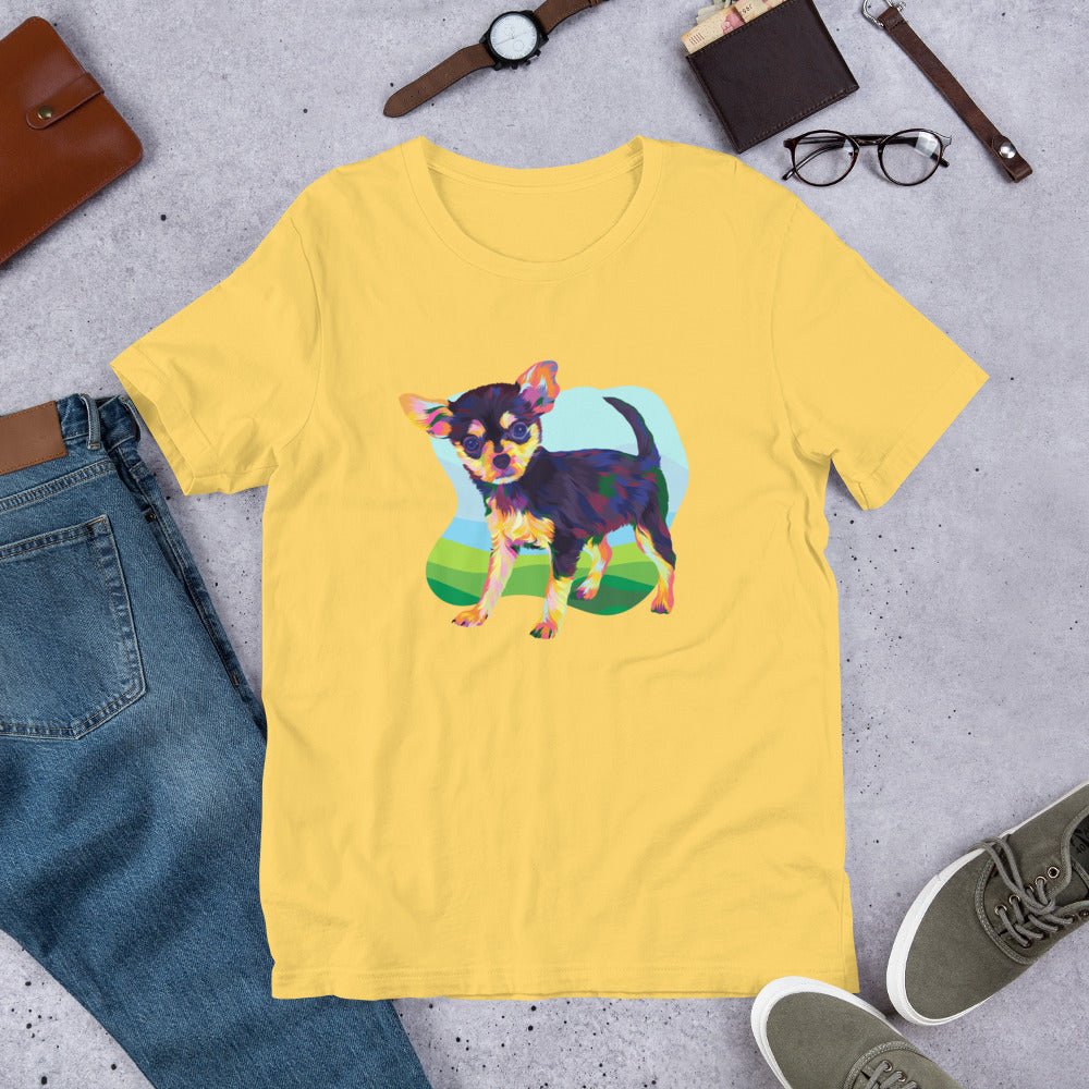 Black and Tan Chihuahua T-Shirt - DoggyLoveandMore