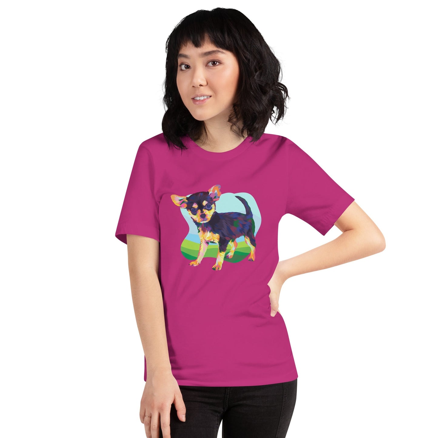 Black and Tan Chihuahua T-Shirt - DoggyLoveandMore