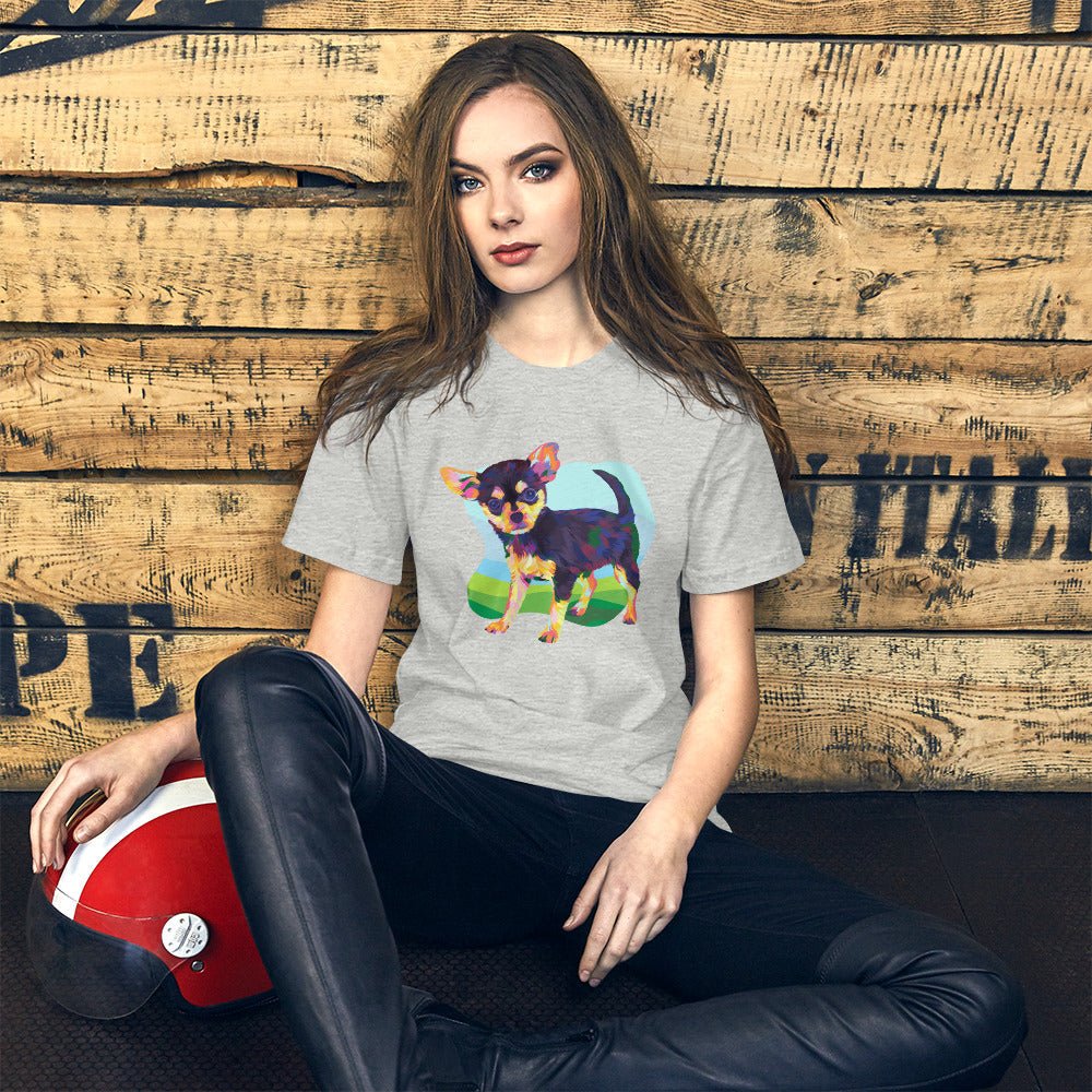 Black and Tan Chihuahua T-Shirt - DoggyLoveandMore