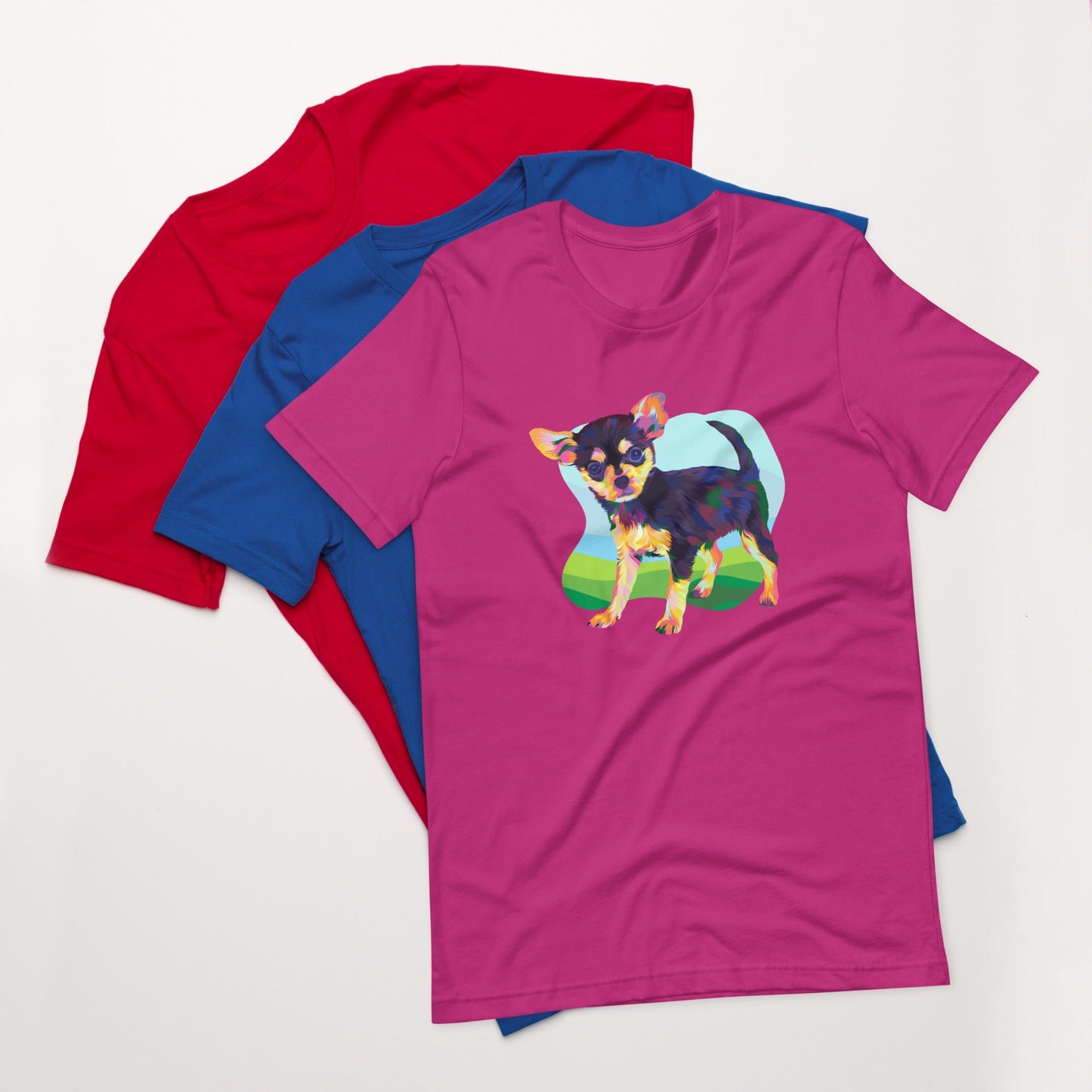 Black and Tan Chihuahua T-Shirt - DoggyLoveandMore