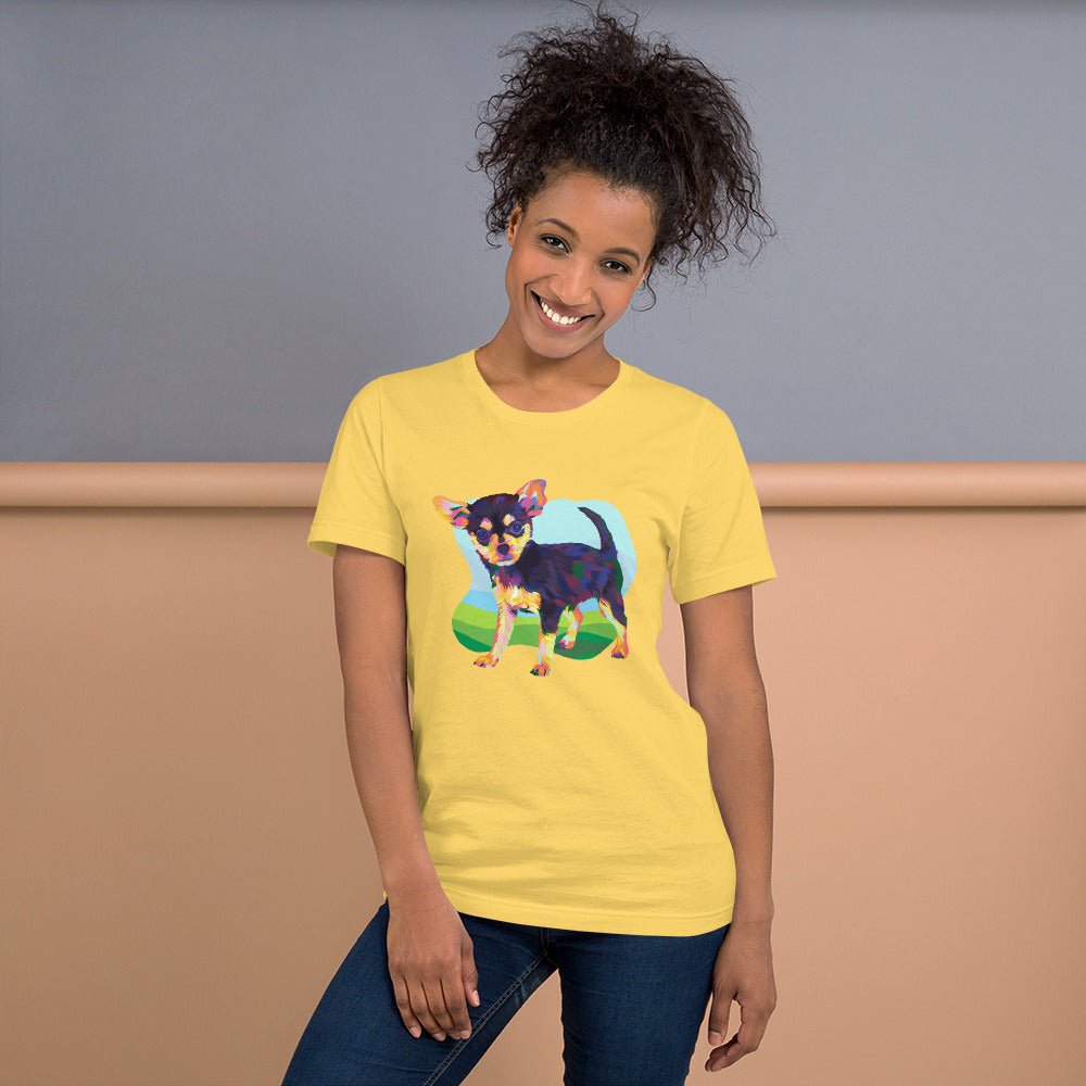 Black and Tan Chihuahua T-Shirt - DoggyLoveandMore
