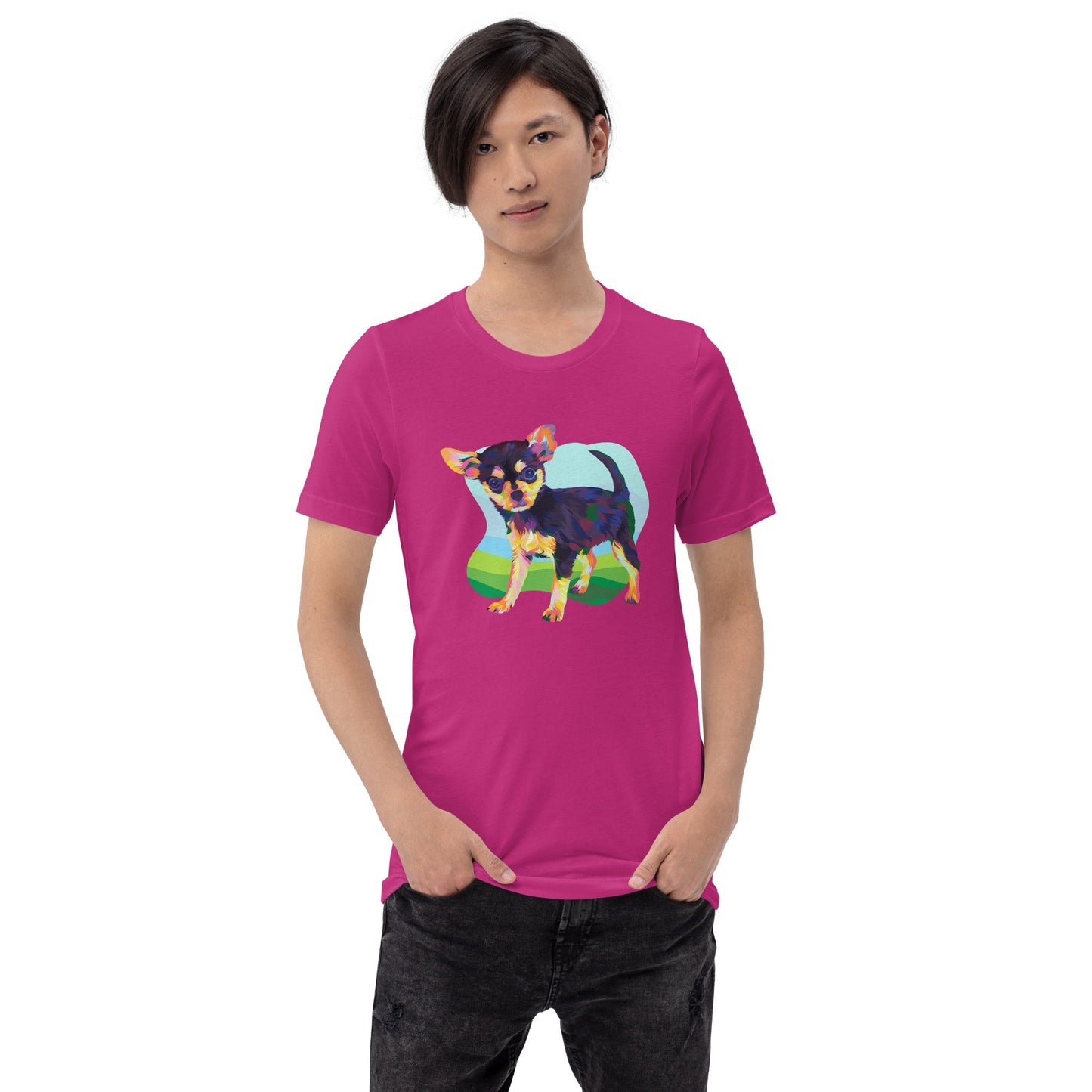Black and Tan Chihuahua T-Shirt - DoggyLoveandMore