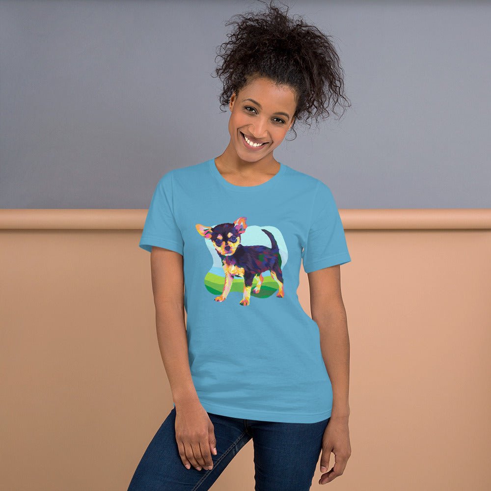 Black and Tan Chihuahua T-Shirt - DoggyLoveandMore