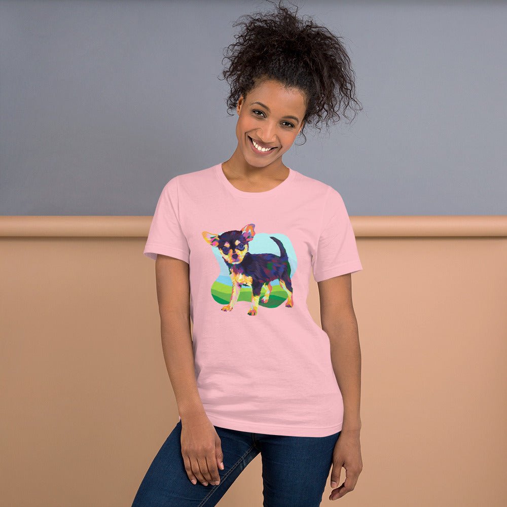 Black and Tan Chihuahua T-Shirt - DoggyLoveandMore