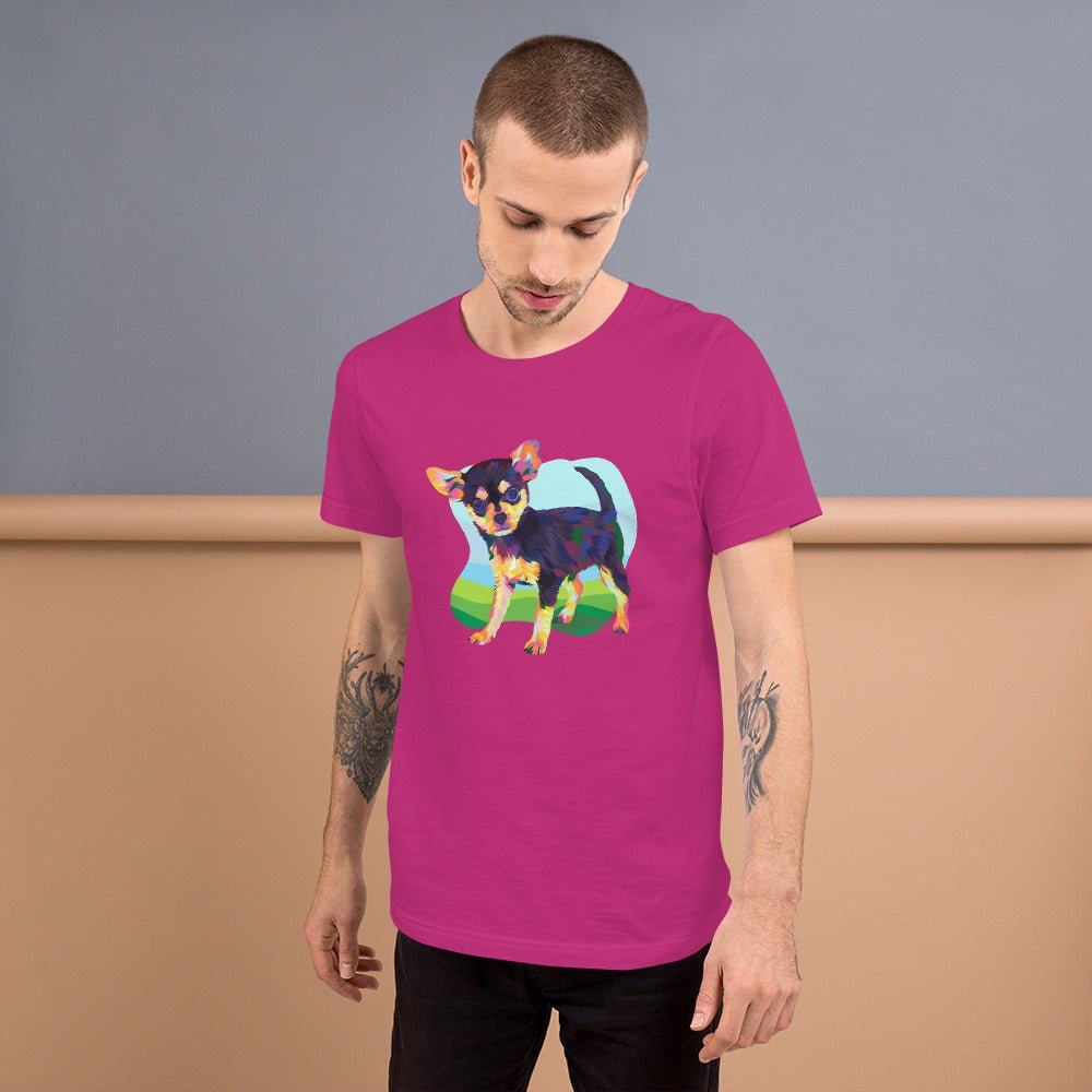 Black and Tan Chihuahua T-Shirt - DoggyLoveandMore