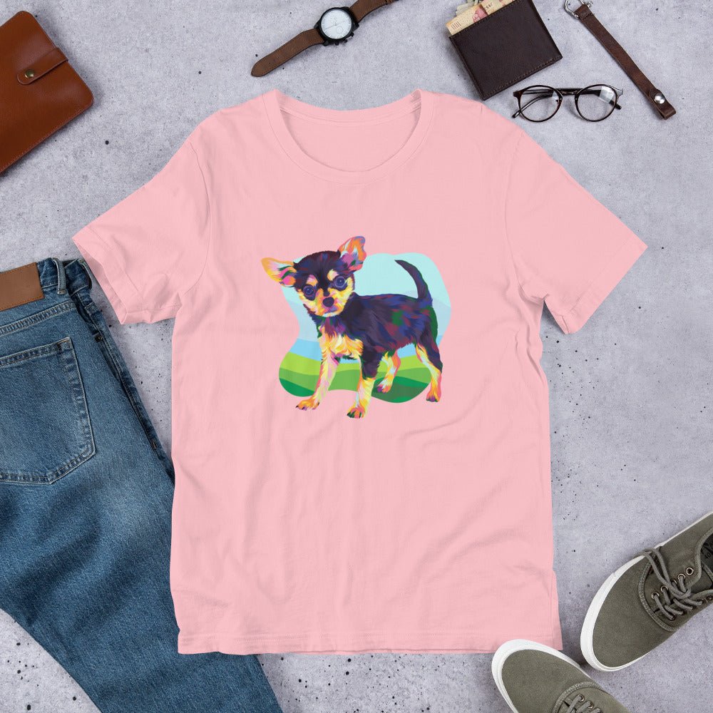 Black and Tan Chihuahua T-Shirt - DoggyLoveandMore