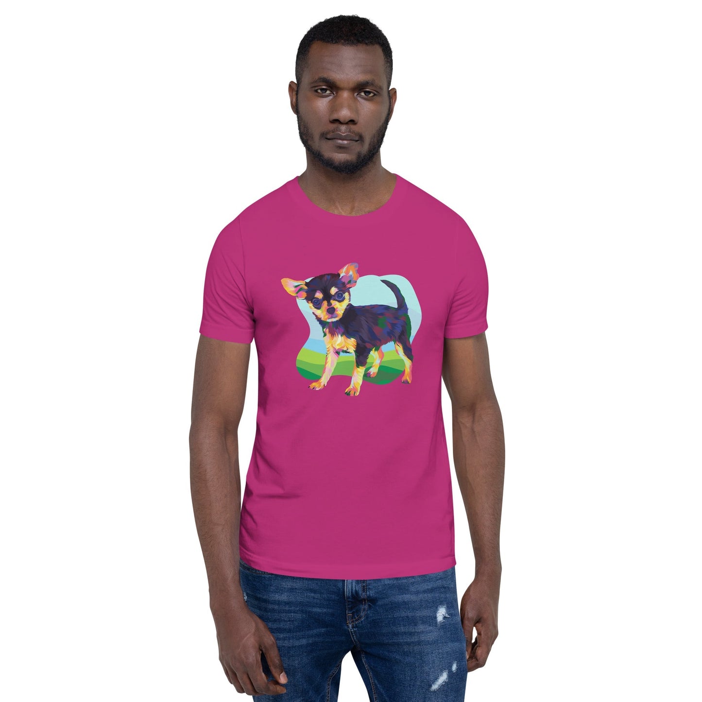 Black and Tan Chihuahua T-Shirt - DoggyLoveandMore
