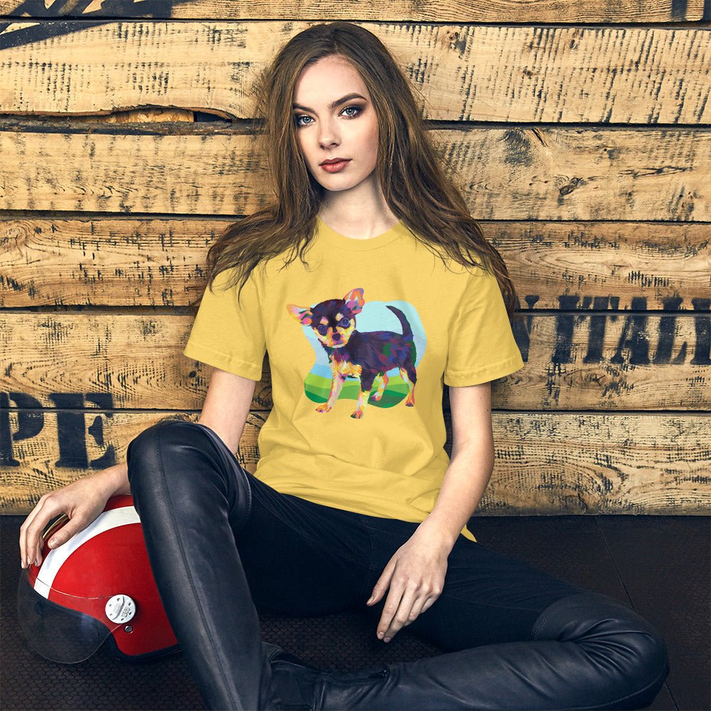 Black and Tan Chihuahua T-Shirt - DoggyLoveandMore