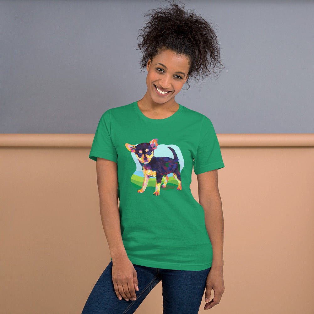 Black and Tan Chihuahua T-Shirt - DoggyLoveandMore