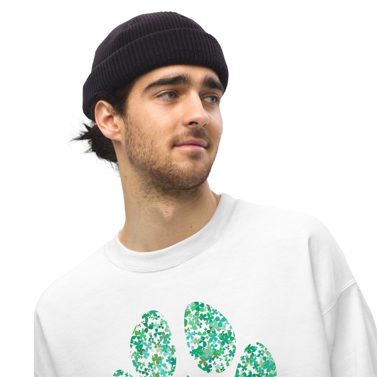 Clover Leaf Dog Paw Sweatshirt - DoggyLoveandMore