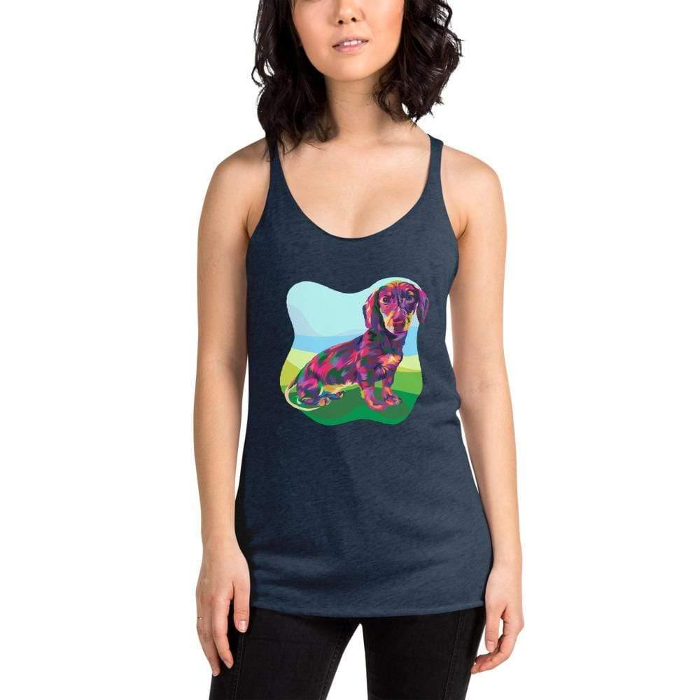 Dachshund Racerback Tank Top - DoggyLoveandMore