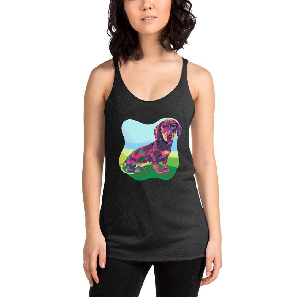 Dachshund Racerback Tank Top - DoggyLoveandMore