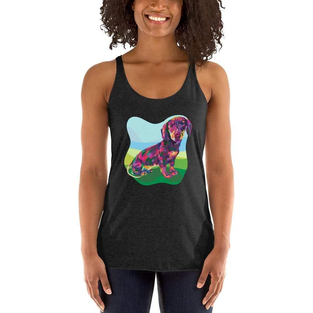 Dachshund Racerback Tank Top - DoggyLoveandMore