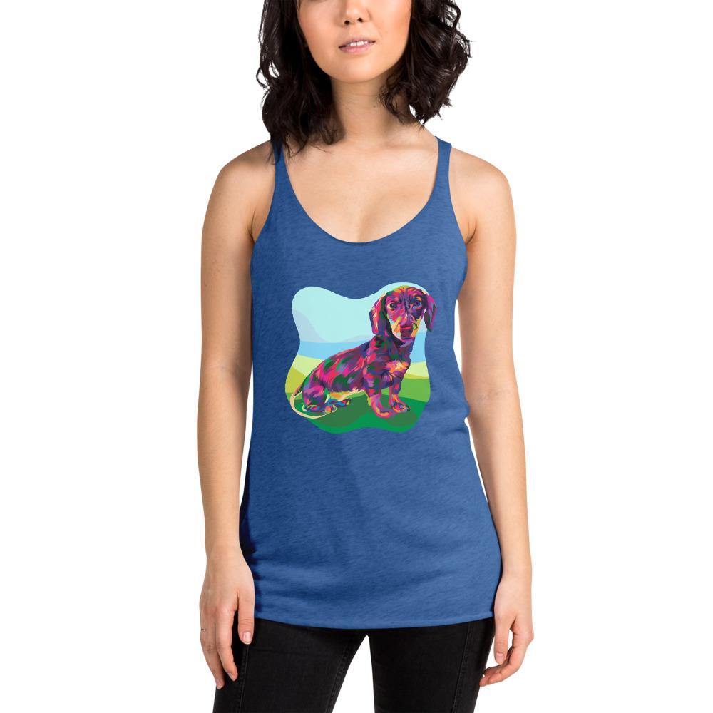 Dachshund Racerback Tank Top - DoggyLoveandMore