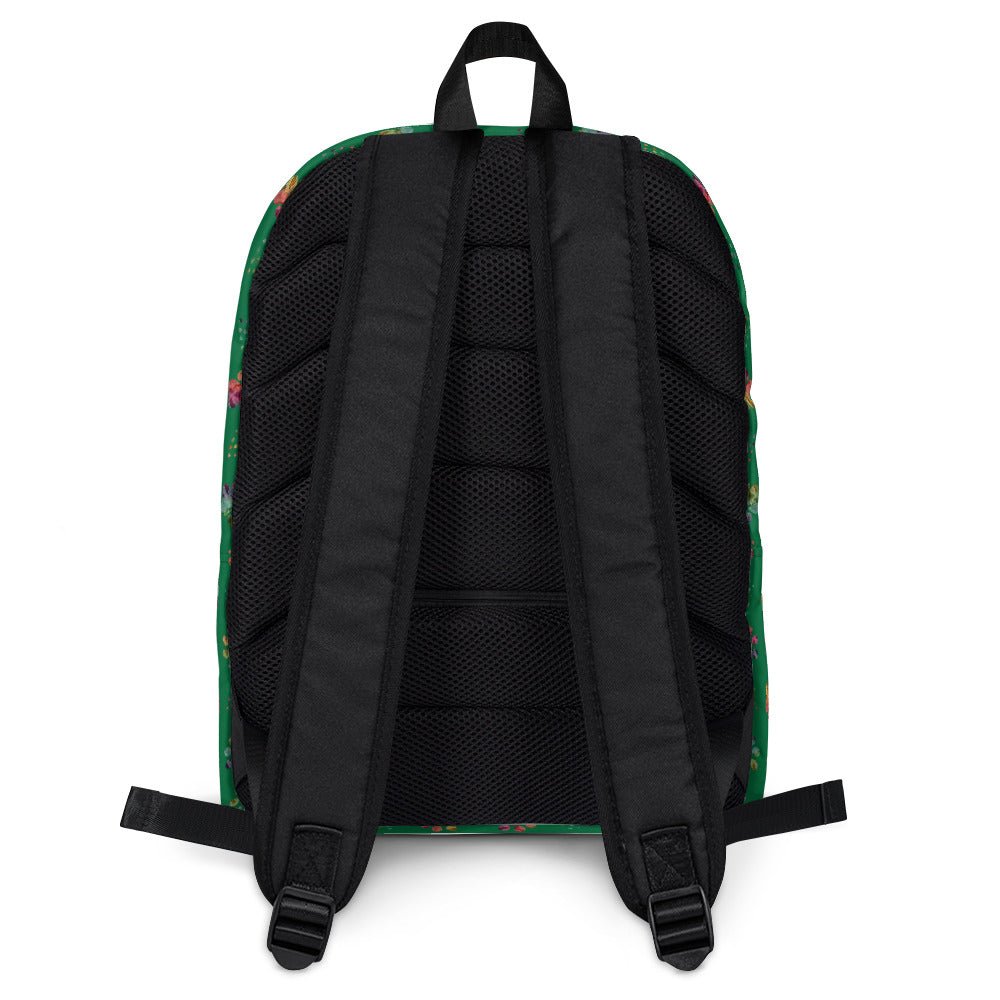 Dark Green Paw Prints Backpack - DoggyLoveandMore