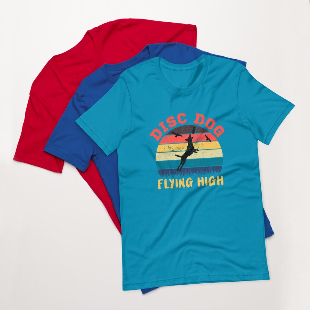 Disc Dog Graphic T-Shirt - DoggyLoveandMore