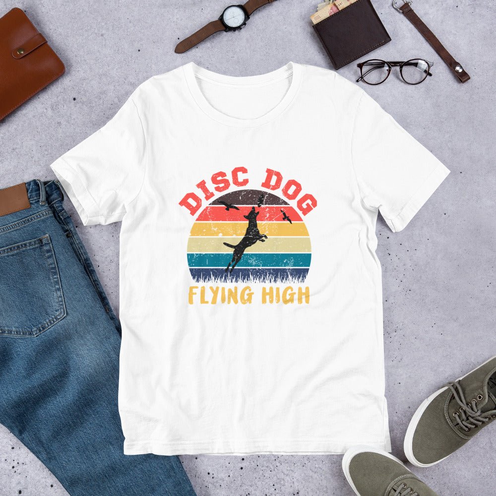 Disc Dog Graphic T-Shirt - DoggyLoveandMore