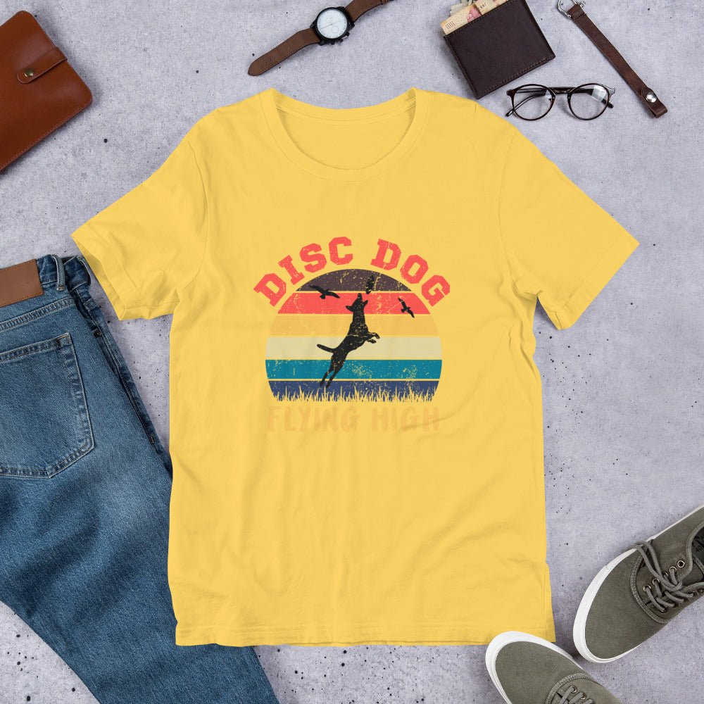 Disc Dog Graphic T-Shirt - DoggyLoveandMore