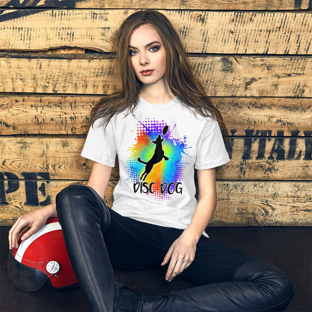 Disc Dog Splatter T-Shirt - DoggyLoveandMore