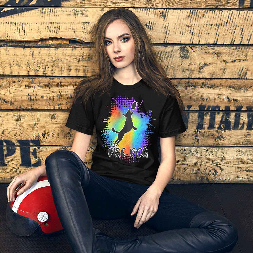 Disc Dog Splatter T-Shirt - DoggyLoveandMore